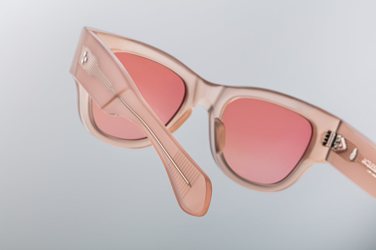 Jacques Marie Mage Chelsea sunglasses in Pink Quartz.