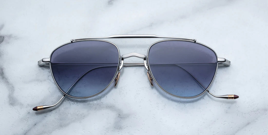 Jacques Marie Mage Flynn sunglasses in silver.