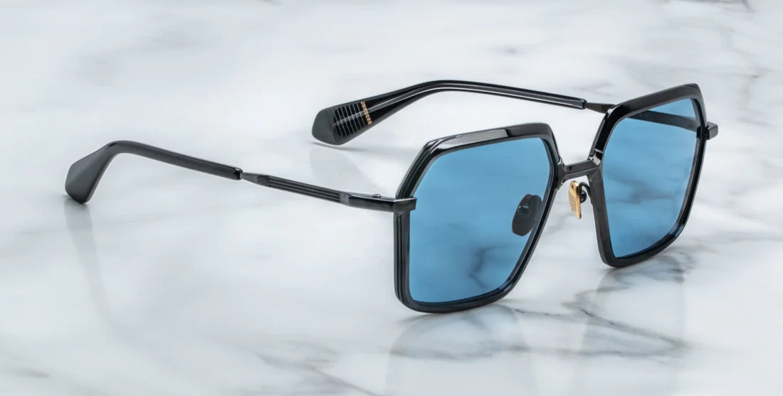 Jacques Marie Mage Ugo sunglasses in Black.