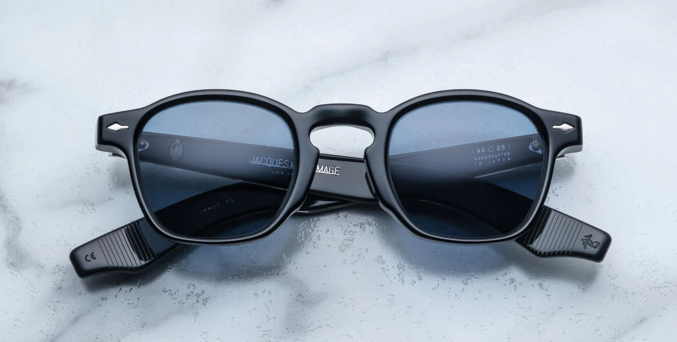 Jacques Marie Mage Zephirin sunglasses in Charbon (Black).