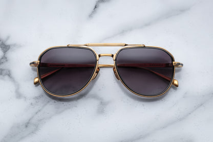 Jacques Marie Mage Commander sunglasses in CIA (Gold).