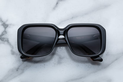 Jacques Marie Mage Pat sunglasses in Noir 11 (black).