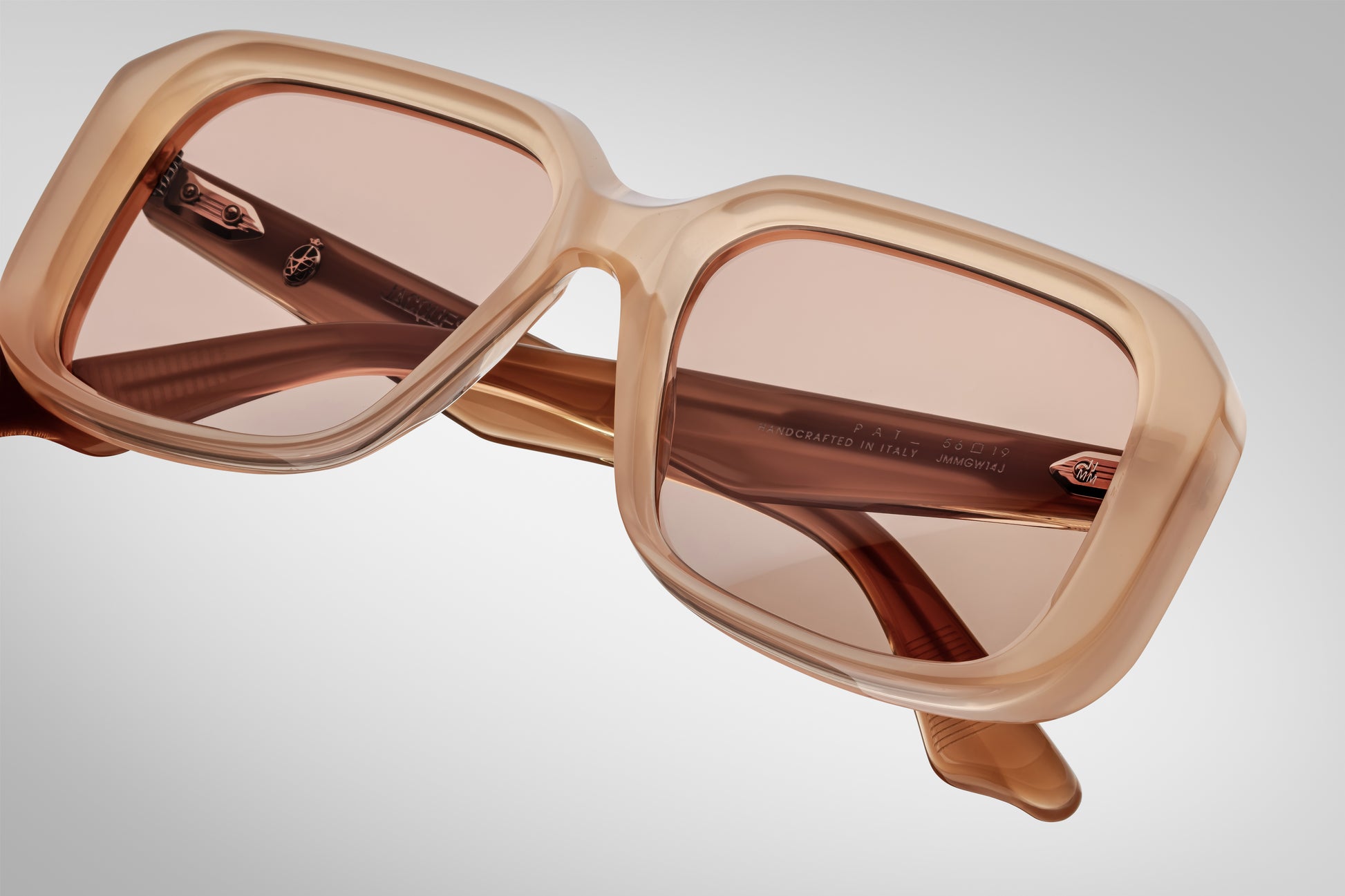 Jacques Marie Mage Pat sunglasses in Sundial (Tan).