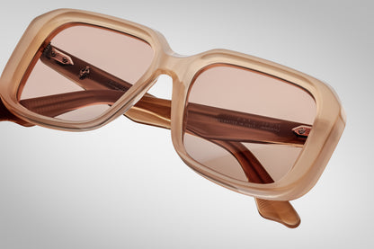 Jacques Marie Mage Pat sunglasses in Sundial (Tan).