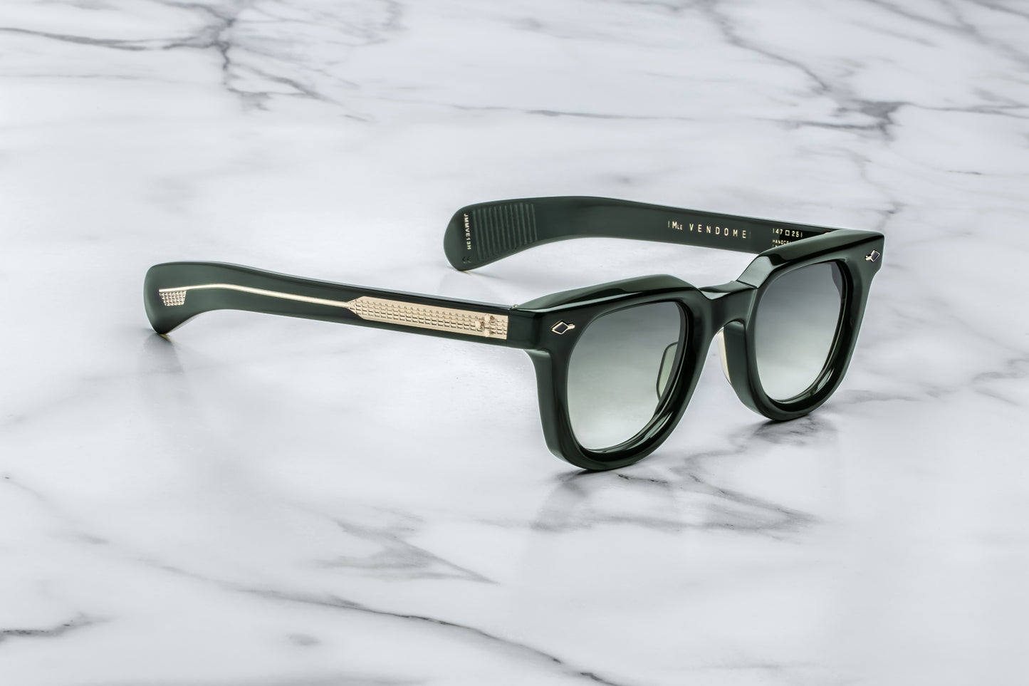 Jacques Marie Mage Vendome sunglasses in Sacramento (Green). 