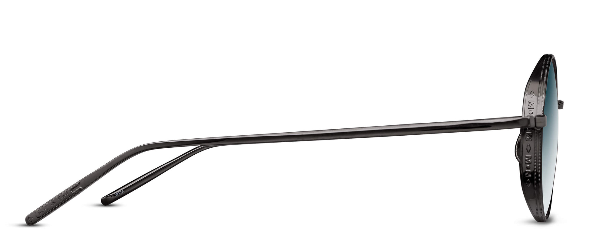 Round Sunglasses with slight side shield
